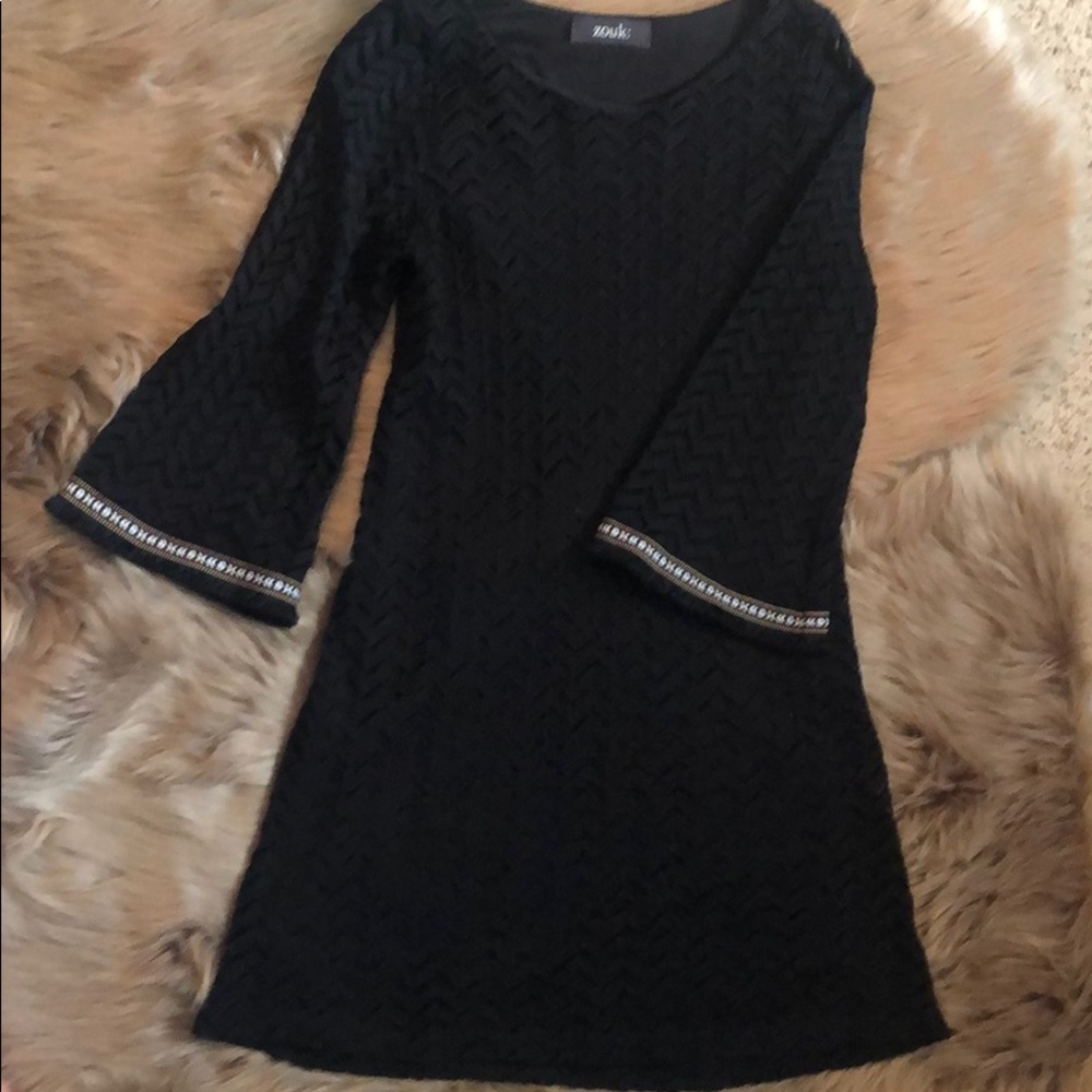 Bell sleeve boutique dress